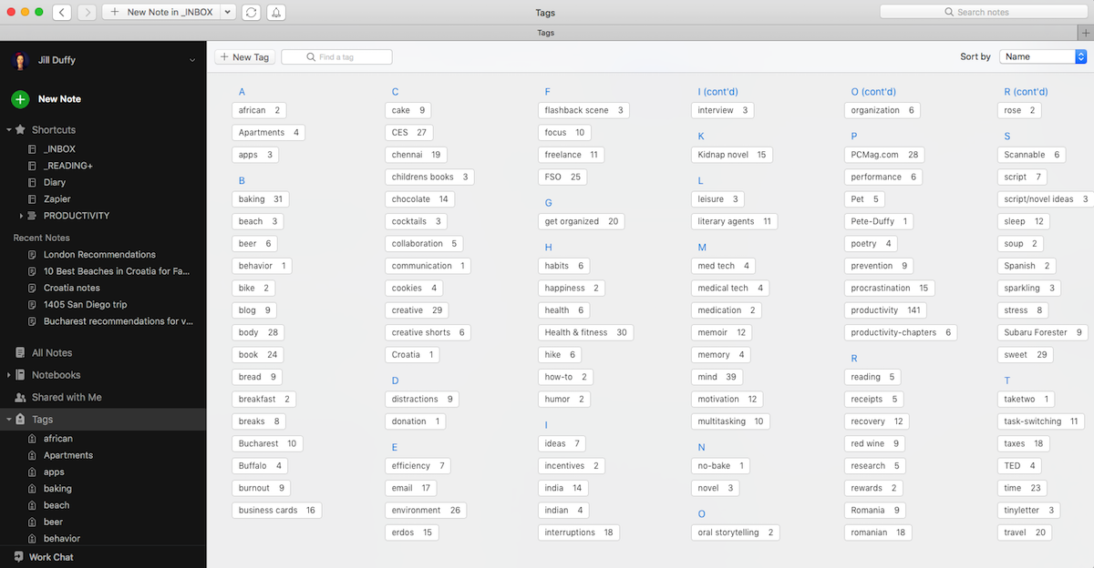 compare evernote and onenote