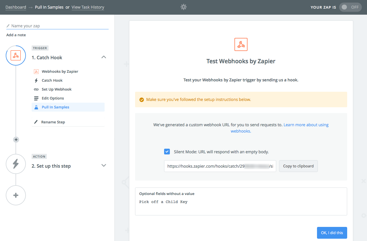 Zapier Webhooks