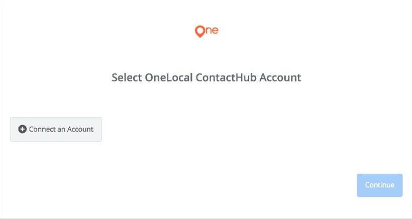 Click to connect OneLocal ContactHub