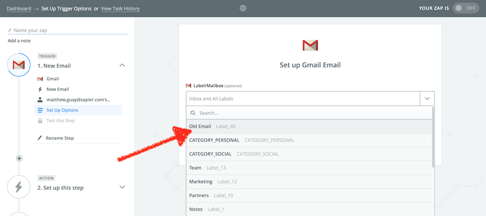 Zapier Gmail