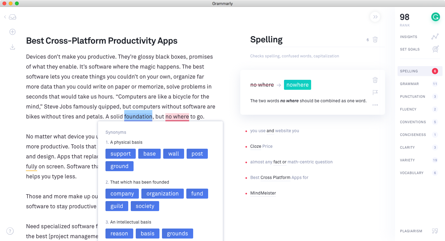 Best Spellcheck App For Mac