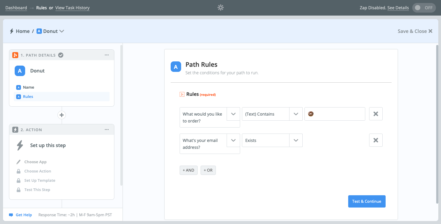 Zapier Path Rules