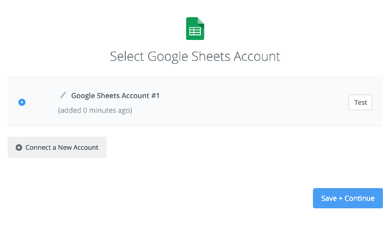 Successfully connected to Google Sheets