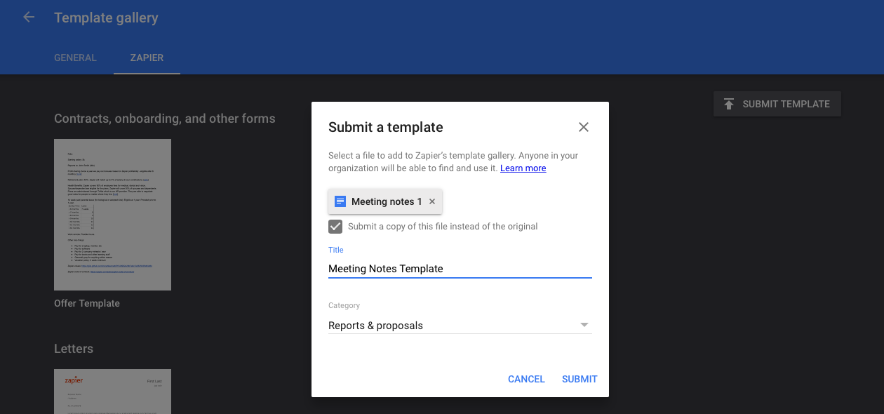 meeting minutes template google docs