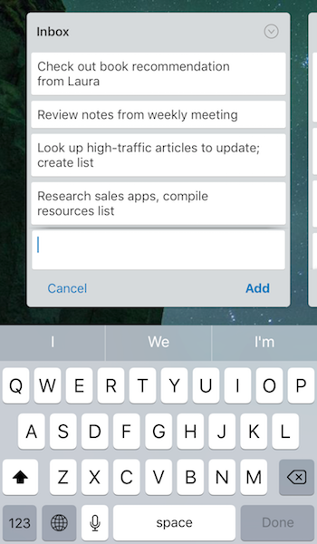 Trello iPhone app