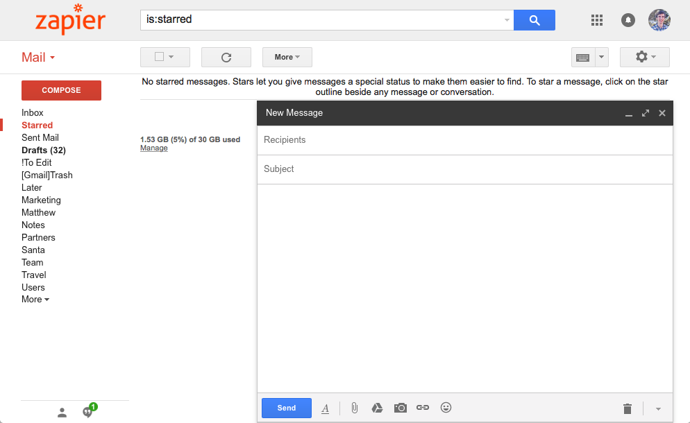 Gmail with custom logo