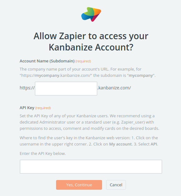 Kanbanize API Key