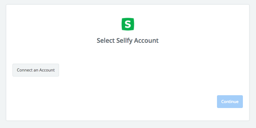 Click to connect Sellfy