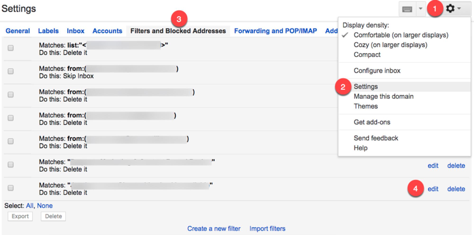 edit gmail shortcuts