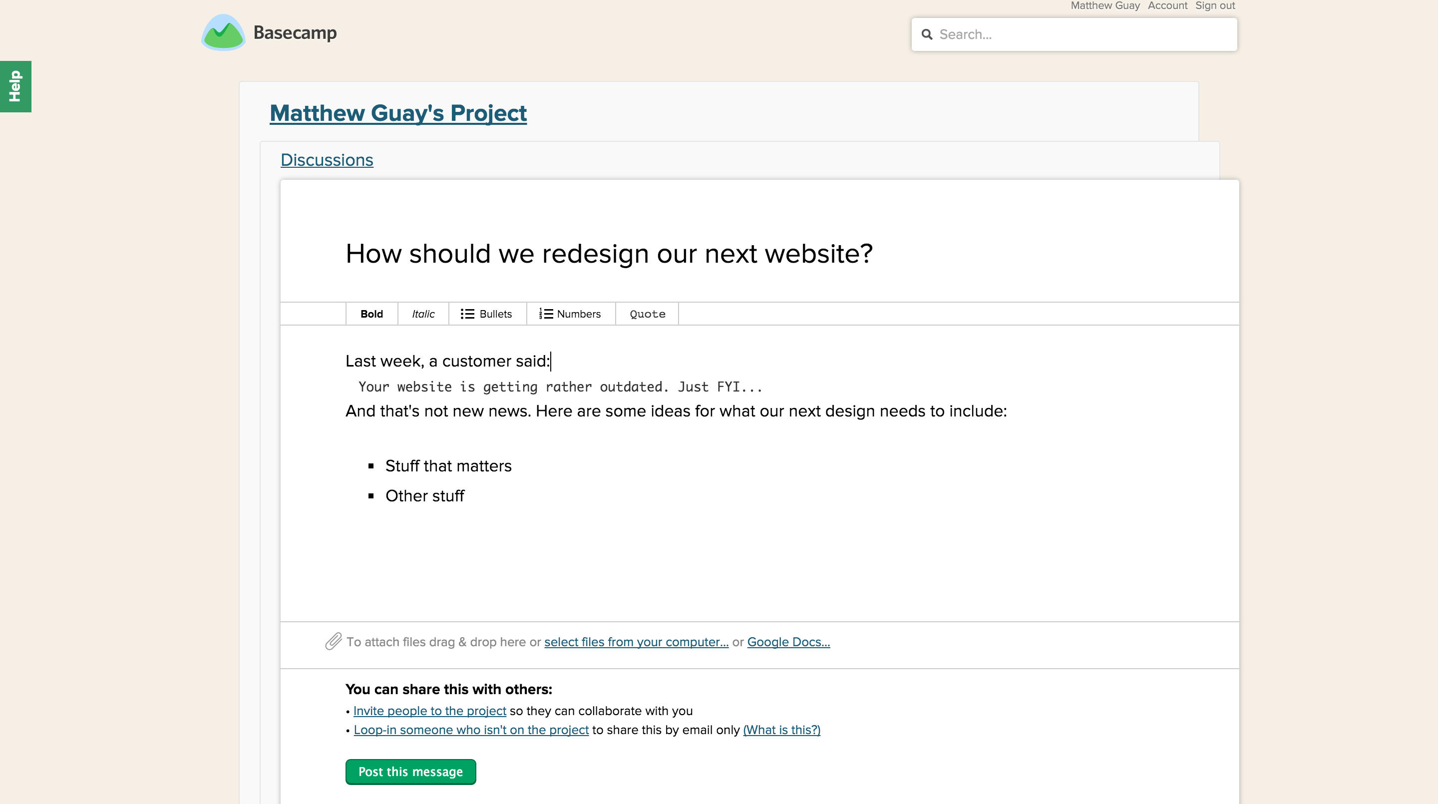 what is basecamp