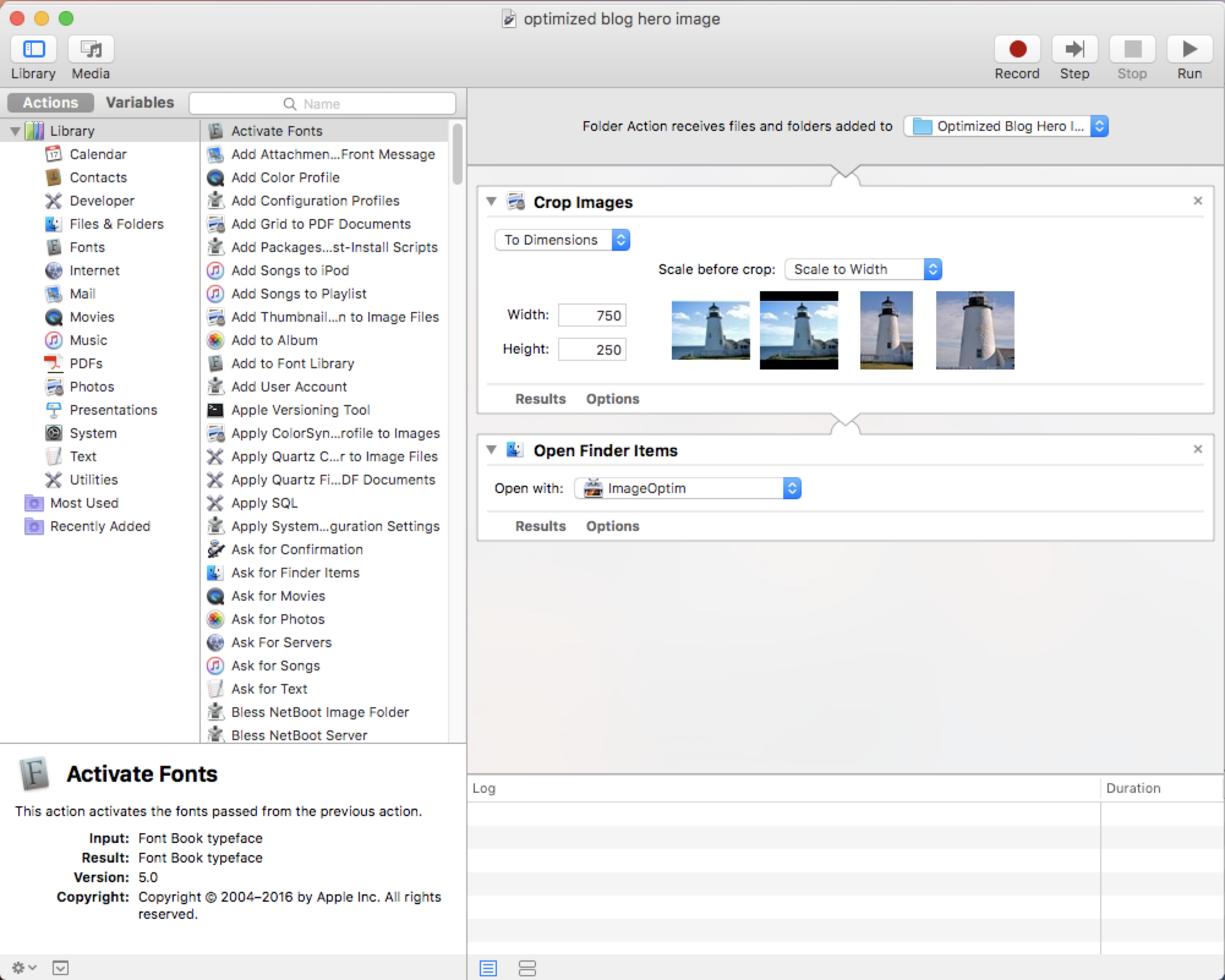 Image Optimization Workflow