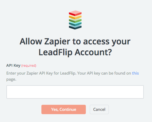 LeadFlip API Key