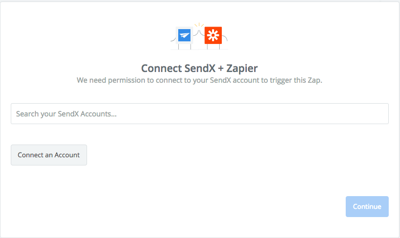 Click to connect SendX