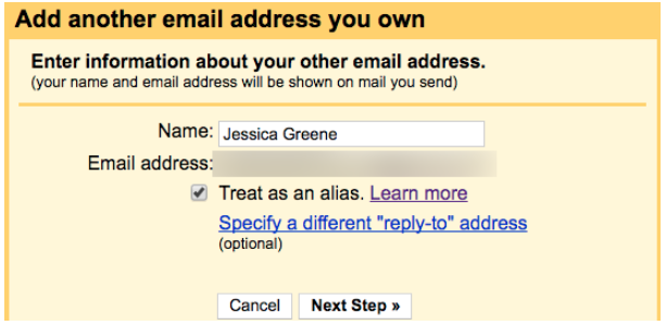 Gmail alias