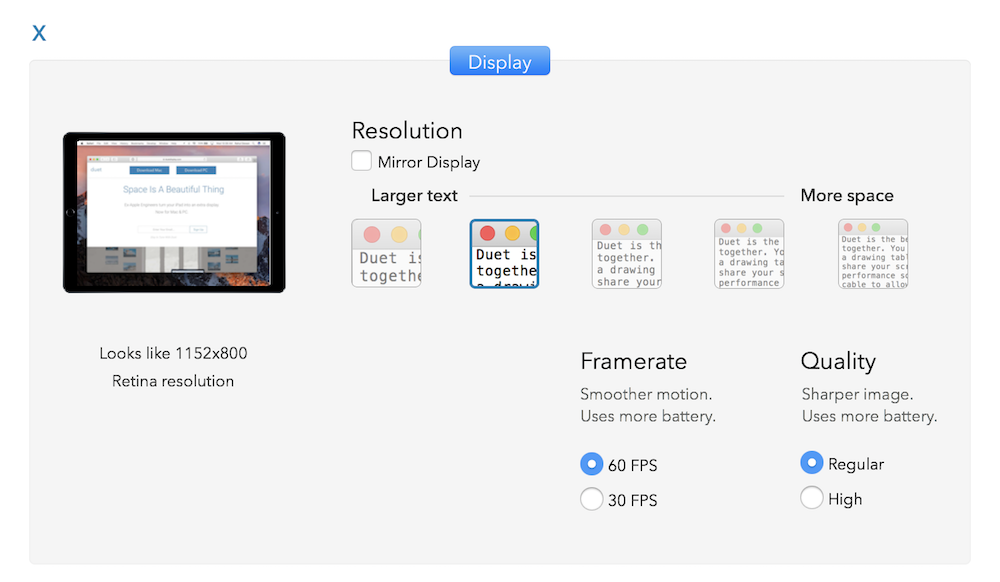 Duet Display