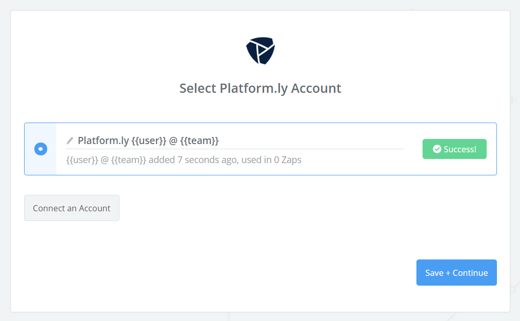 Platform.ly connection successful