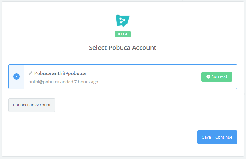  Pobuca connection successfull