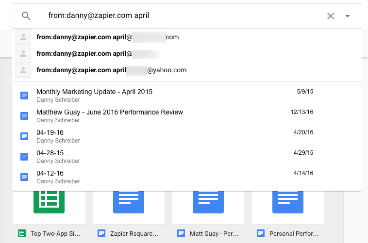 Google Drive Search