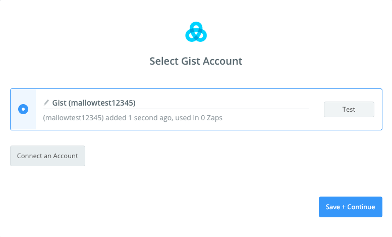 Gist connection successful
