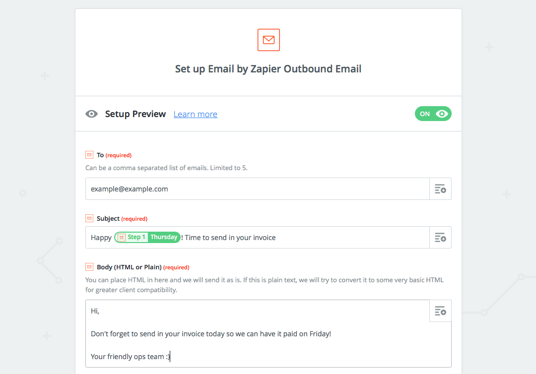 Zapier Email