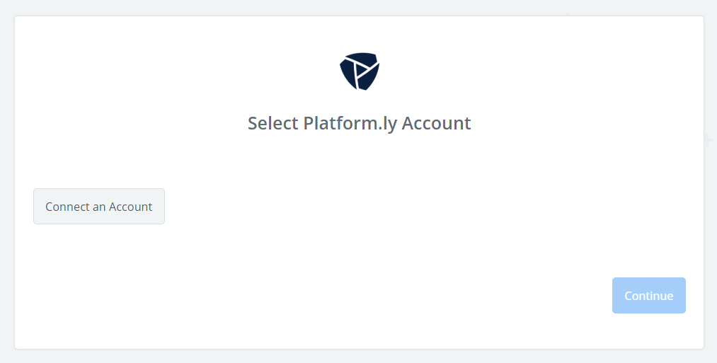 Click to connect Platform.ly