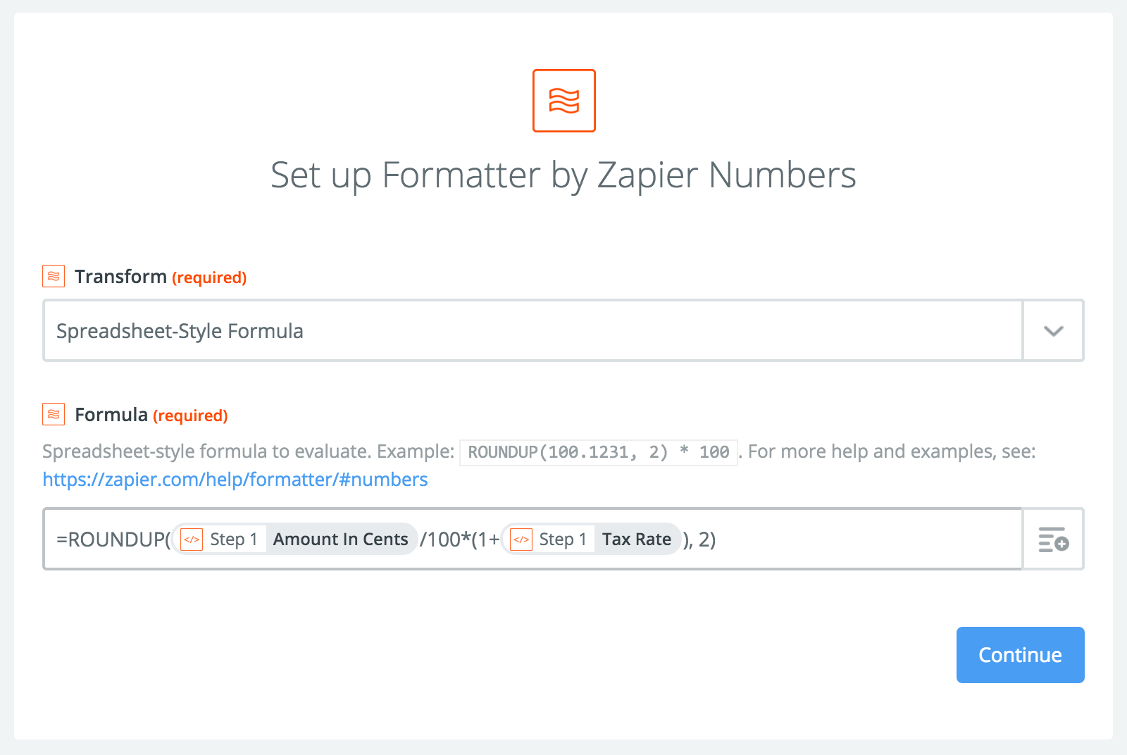 Zapier Transformer inside Zapier Formatter