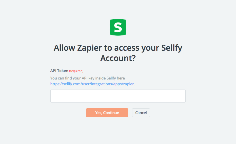 Sellfy API Key