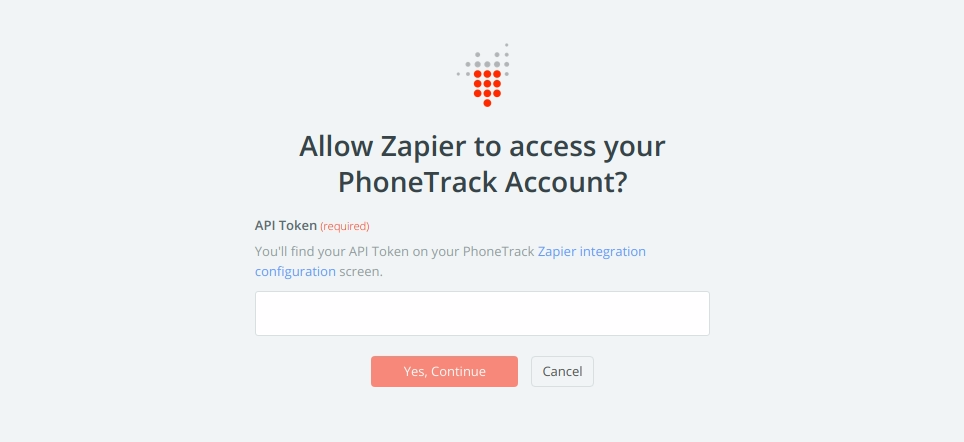 PhoneTrack API Key
