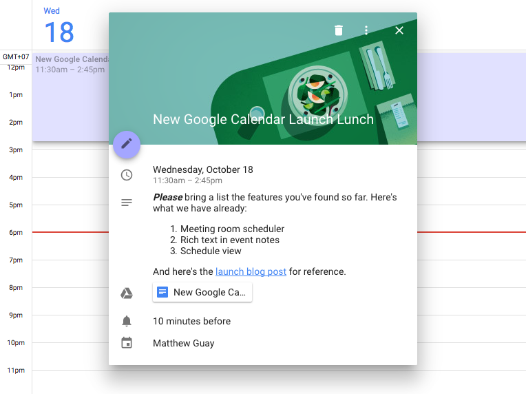 Vincent's Reviews: 8 New Google Calendar Features You Should Start