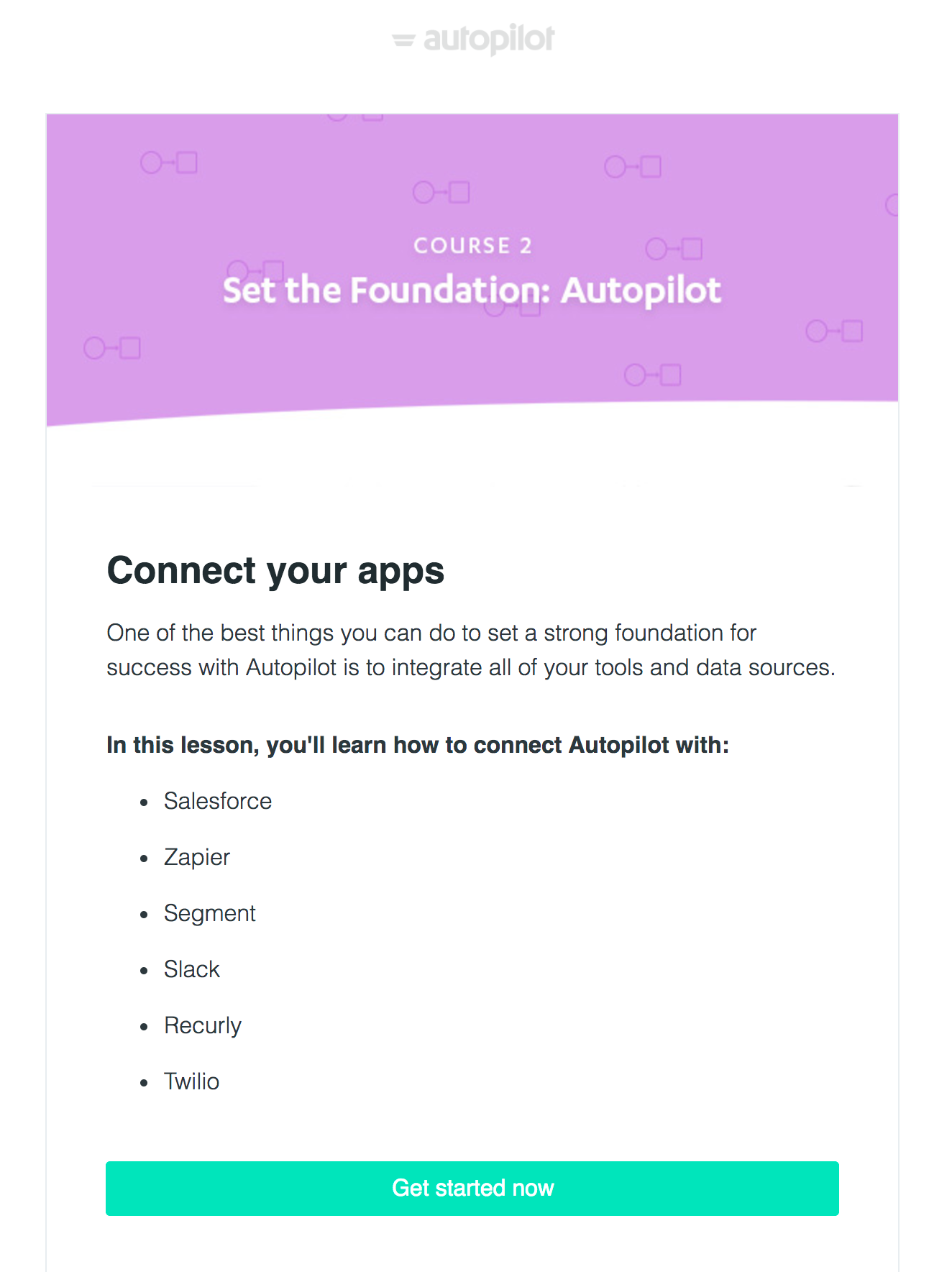 Autopilot teaches a course on Zapier