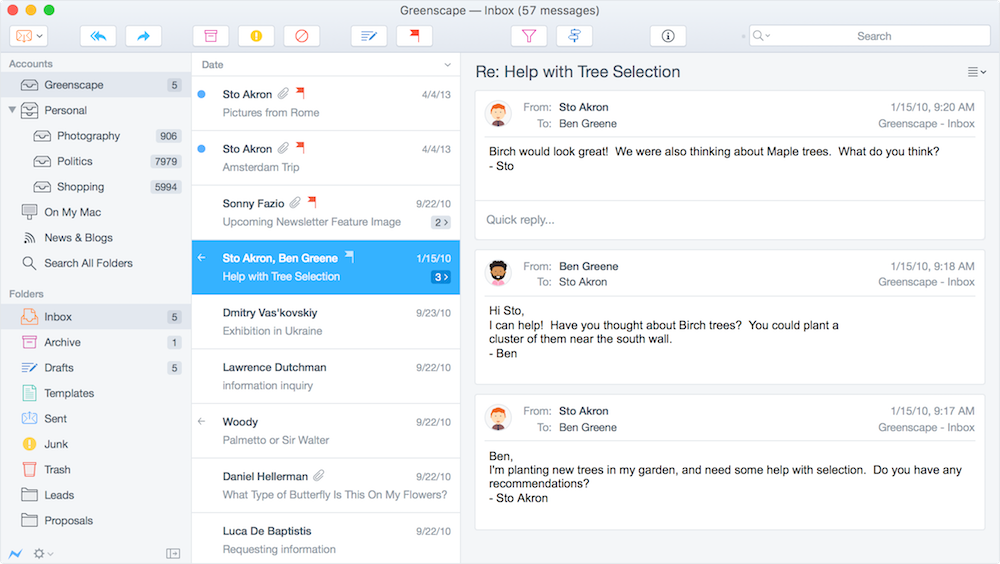 best email app for mac os