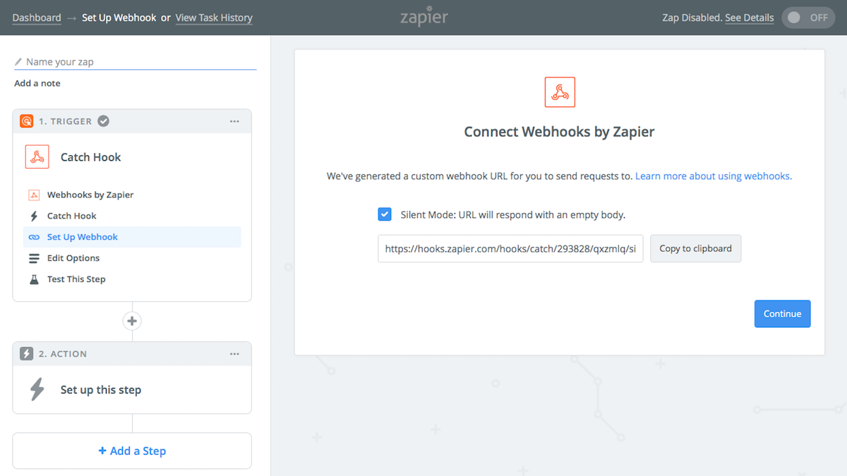 Zapier Webhook