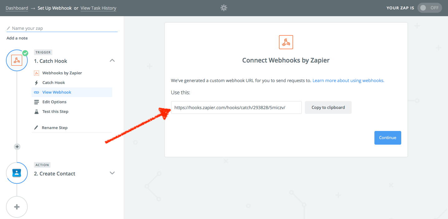 Zapier Webhooks