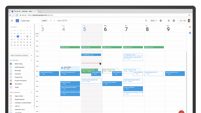 Google Calendar Out of Office