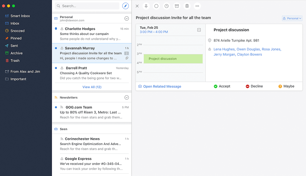 2018 best email clients for mac