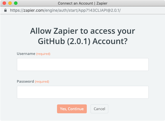 Zapier basic auth for users