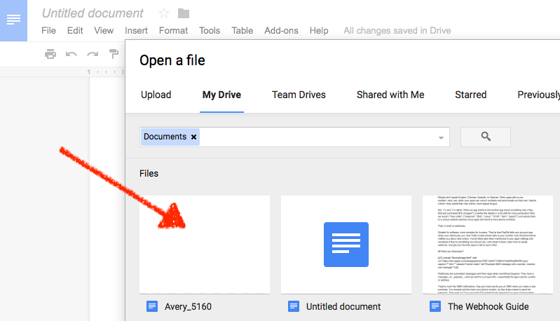 How To Create A Label Template In Google Docs