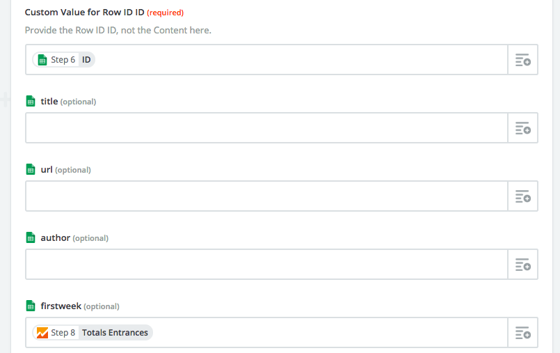 Google Analytics to Google Sheets