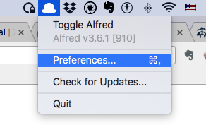 Alfred preferences