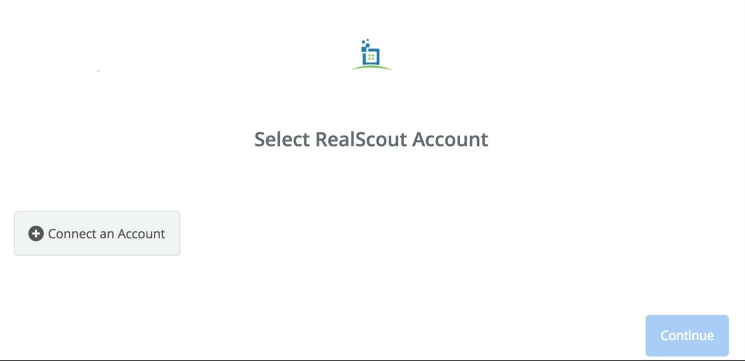 Click to connect RealScout