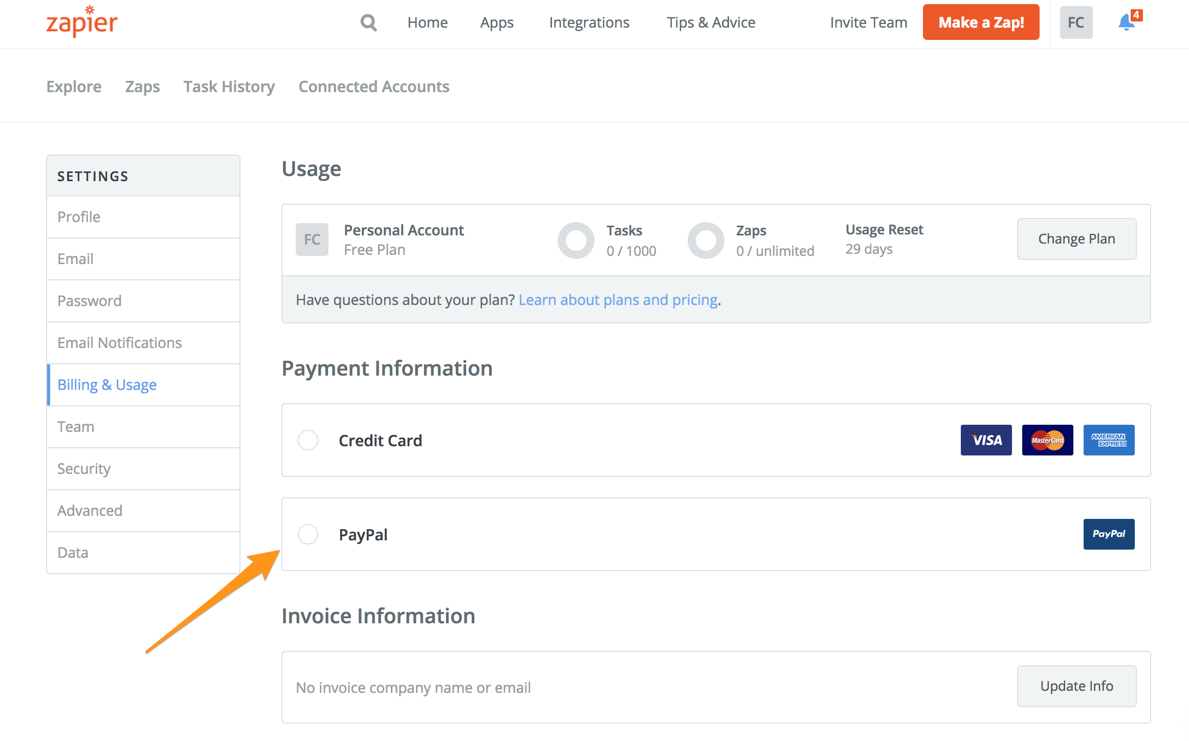 New: Use PayPal to Pay for your Zapier Account - Updates | Zapier