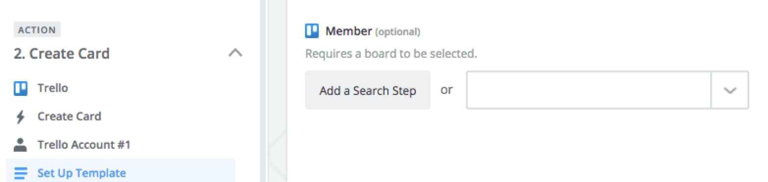 Create Action Search
