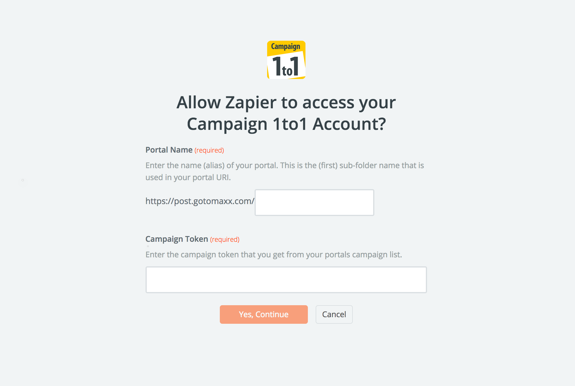 Campaign 1to1 API Key
