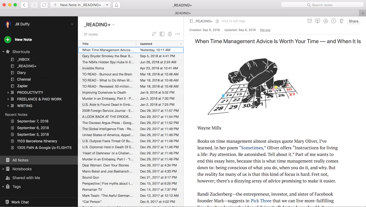 which is better onenote or evernote