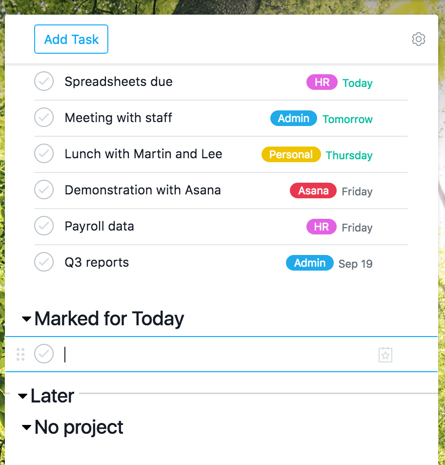 Auto-Promotion feature in Asana