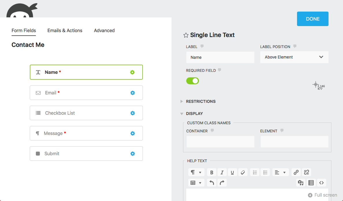 import data into pdf form