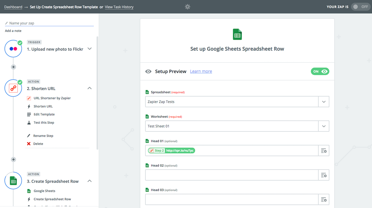 google drive url shortener integration