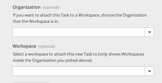 Choose Workspace