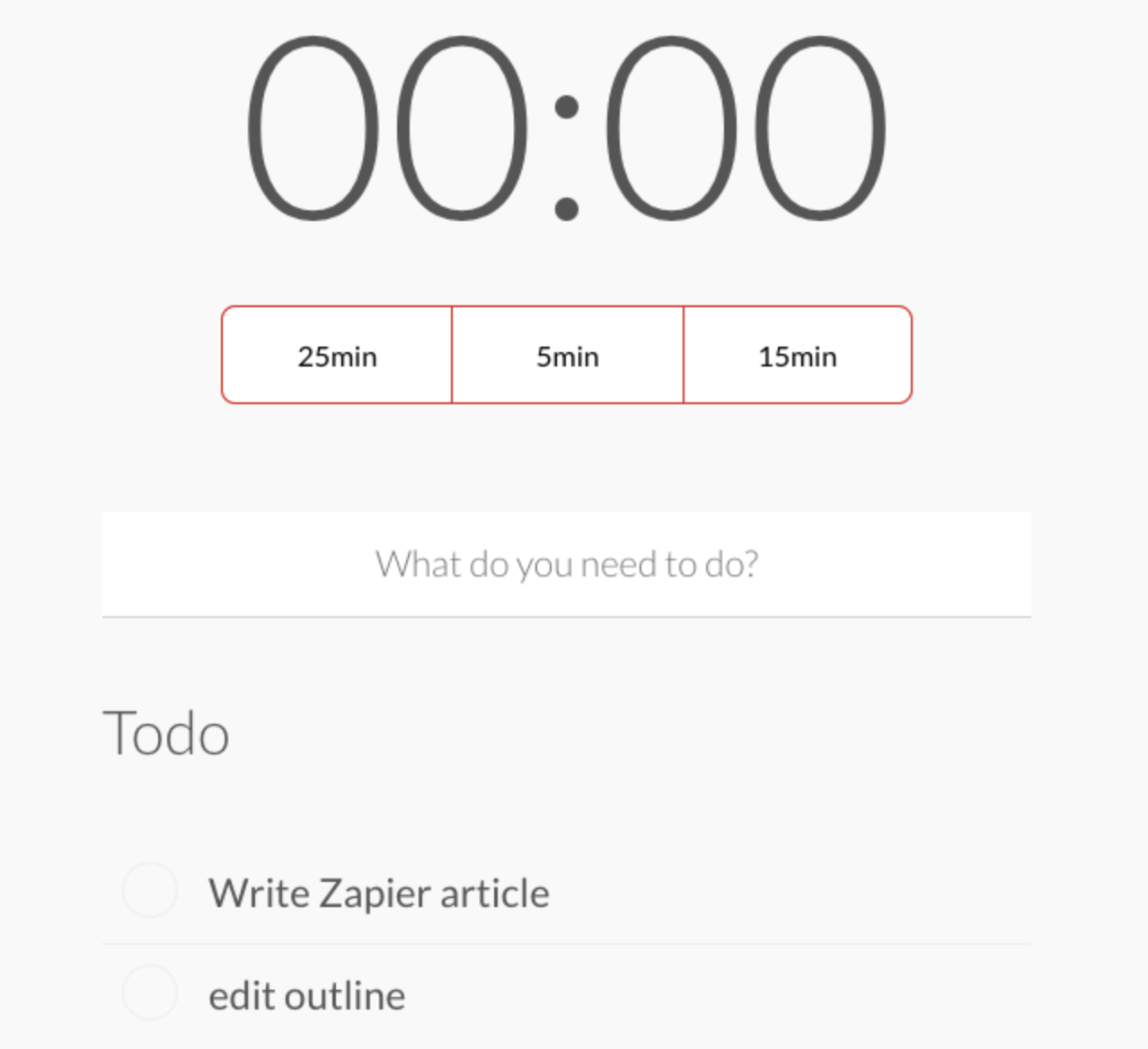 time tracker with pomodoro