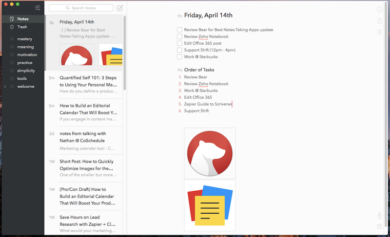 the best note taking app for macbook